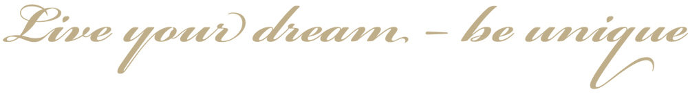 Schatztuch Premiumstoffe – Live your dream – be unique